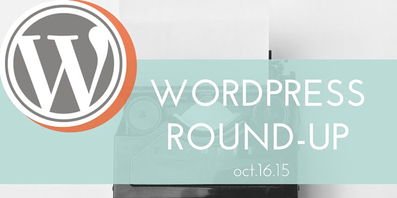 WordPress round-up